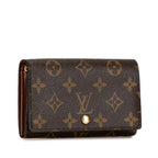 Louis Vuitton Monogram Bifold Wallet M61730 Brown PVC Leather