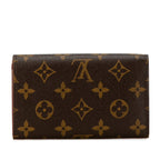 Louis Vuitton Monogram Bifold Wallet M61730 Brown PVC Leather