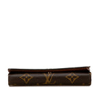 Louis Vuitton Monogram Bifold Wallet M61730 Brown PVC Leather
