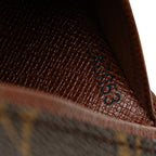 Louis Vuitton Monogram Bifold Wallet M61730 Brown PVC Leather
