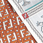 Fendi Silk Reversible Scarf FXT011
