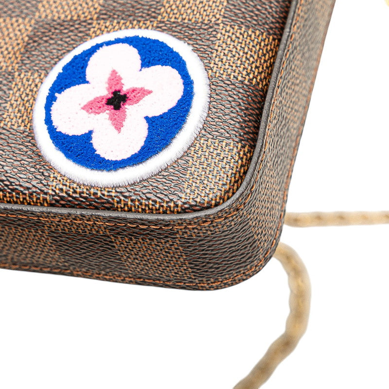 Louis Vuitton Pochette Felicie Damier Patchs Shoulder Bag