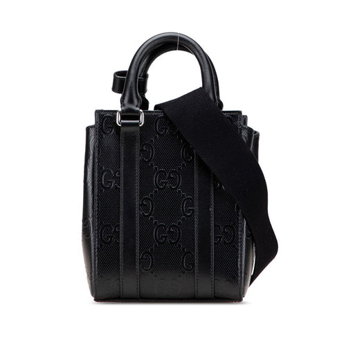 Gucci GG Embossed Jumbo GG Leather 2way Bag