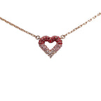 Louis Vuitton Strass Heart Necklace