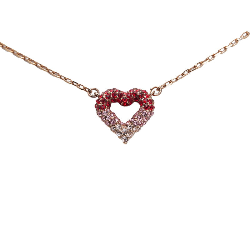 Louis Vuitton Strass Heart Necklace