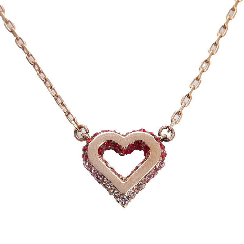 Louis Vuitton Strass Heart Necklace