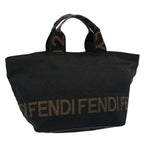 FENDI Tote Bag Canvas Black 2291 26488 088yb411