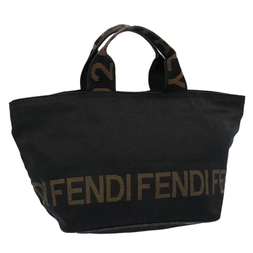 FENDI Tote Bag Canvas Black 2291 26488 088yb411
