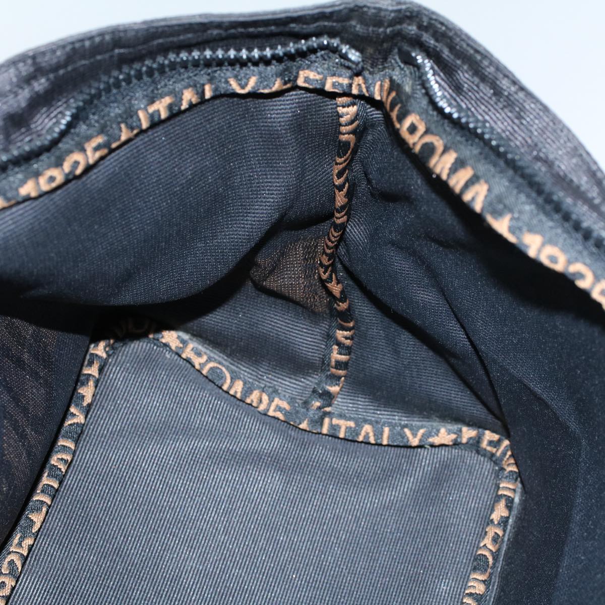 FENDI Tote Bag Canvas Black 2291 26488 088yb411