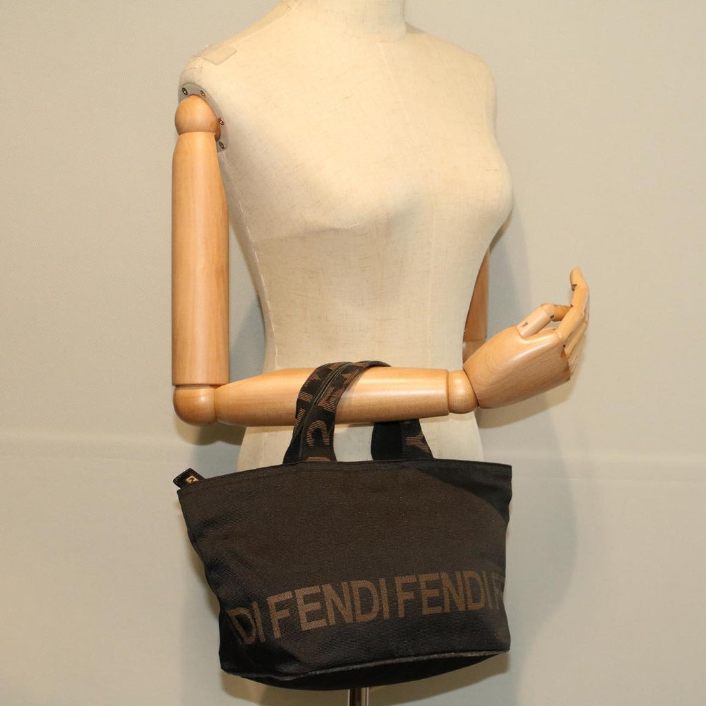 FENDI Tote Bag Canvas Black 2291 26488 088yb411