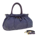 PRADA Hand Bag Nylon 2way Purple  yb458
