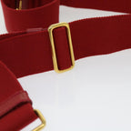 PRADA Adjustable Shoulder Strap Canvas 23.6""-39.4"" Red  yb462