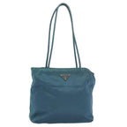 PRADA Shoulder Bag Nylon Blue  yb468