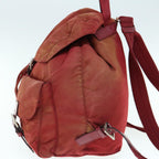 PRADA Backpack Nylon Red  yb470
