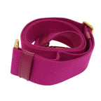 PRADA Adjustable Shoulder Strap Canvas 23.6""-39.4"" Pink  yb476
