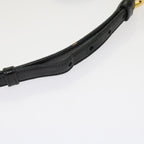 PRADA Adjustable Shoulder Strap Leather 33.9""-38.2"" Black  yb479