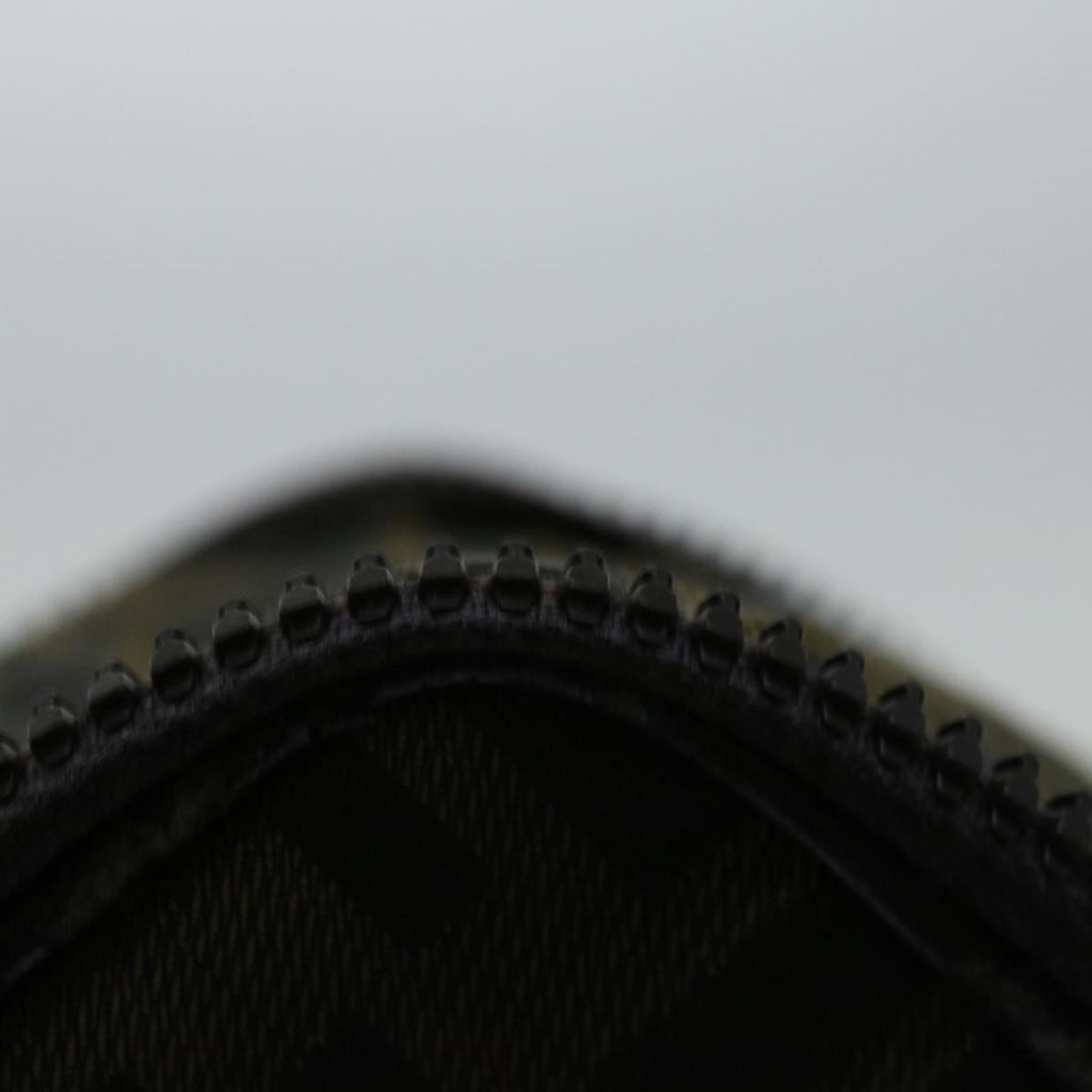 FENDI Zucca Canvas Vanity Hand Bag Brown Blackyb514