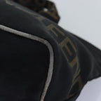 FENDI Hand Bag Canvas Blackyb555