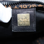 FENDI Hand Bag Canvas Blackyb555
