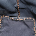FENDI Hand Bag Canvas Blackyb555