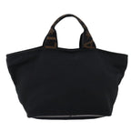 FENDI Hand Bag Canvas Blackyb555