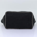 FENDI Hand Bag Canvas Blackyb555
