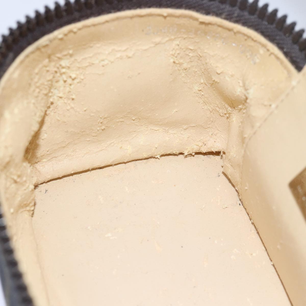 FENDI Zucca Canvas Vanity Pouch Brown Blackyb585