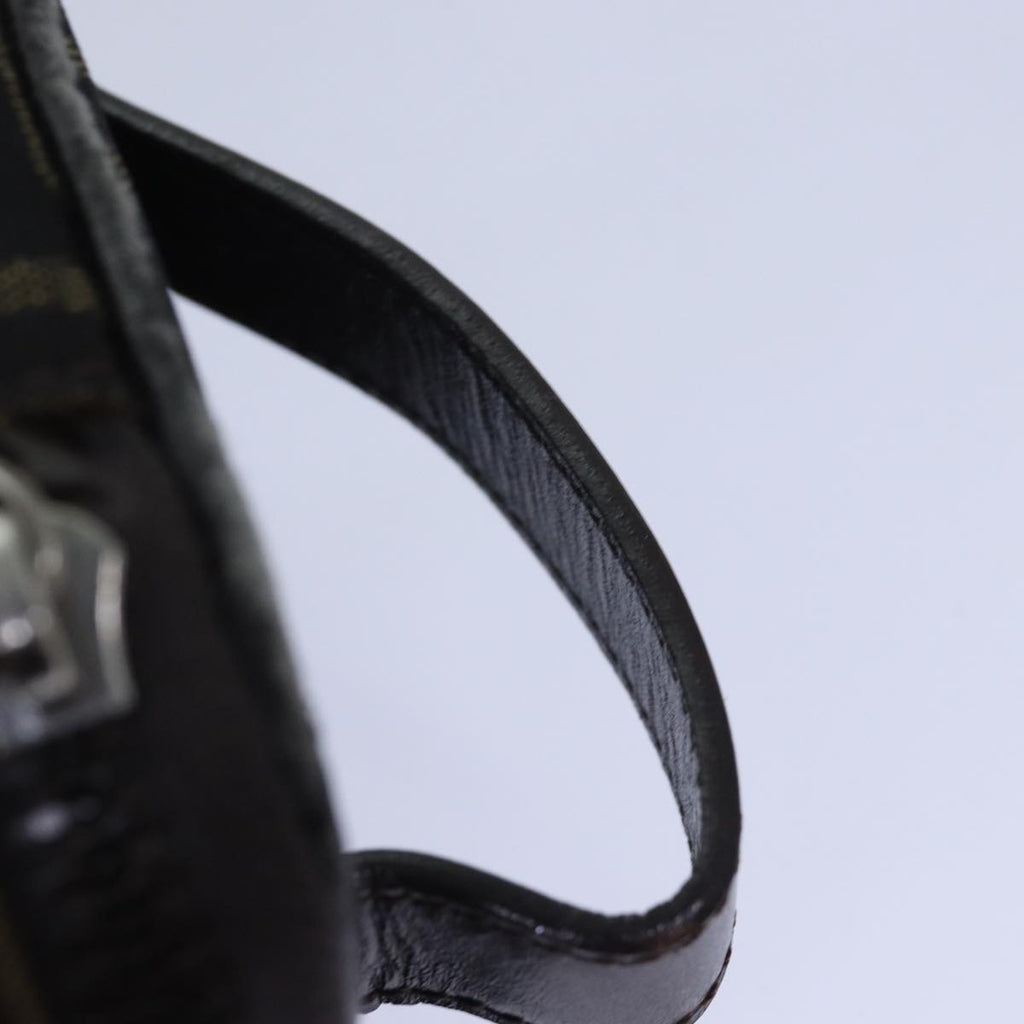 FENDI Zucca Canvas Vanity Pouch Brown Blackyb585