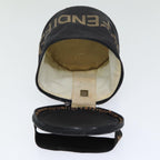 FENDI Hand Bag Canvas Brown Blackyb646