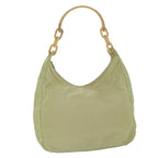 PRADA Shoulder Bag Nylon Beige  yk10056