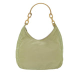 PRADA Shoulder Bag Nylon Beige  yk10056