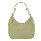 PRADA Shoulder Bag Nylon Beige  yk10056