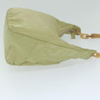 PRADA Shoulder Bag Nylon Beige  yk10056
