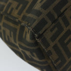 FENDI Zucca Canvas Tote Bag Black Brownyk10059