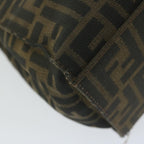 FENDI Zucca Canvas Tote Bag Black Brownyk10059