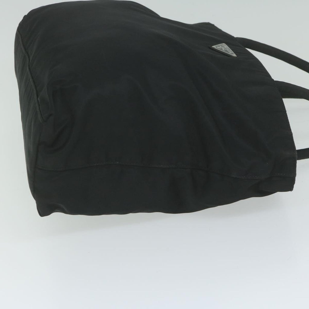 PRADA Hand Bag Nylon Black  yk10067