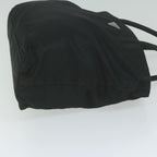 PRADA Hand Bag Nylon Black  yk10067