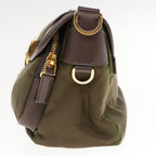 PRADA Shoulder Bag Nylon Khaki  yk10144