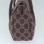 CELINE Paris Macadam Canvas Hand Bag Brown 10161