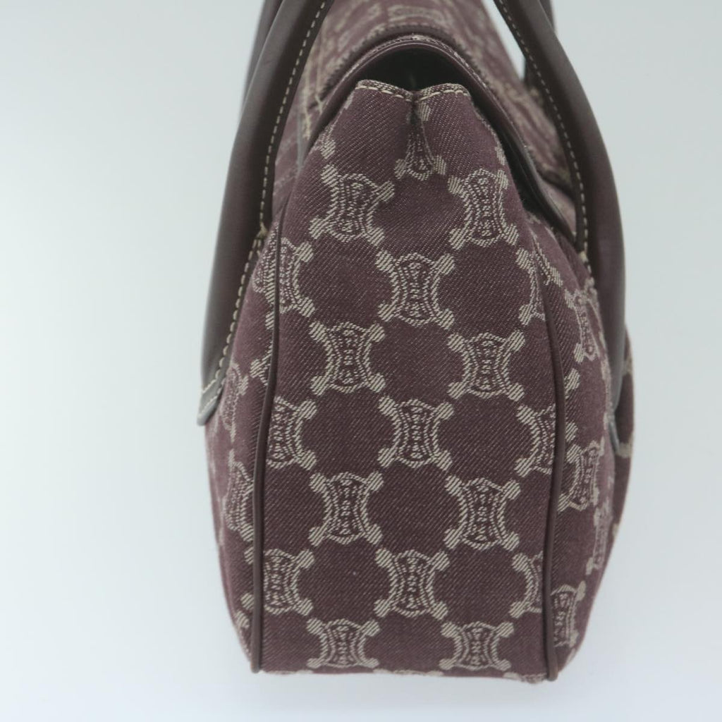 CELINE Paris Macadam Canvas Hand Bag Brown 10161