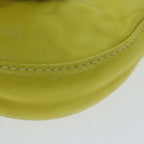 FENDI Mini Croissant Hand Bag Leather Yellowyk10174A