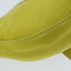 FENDI Mini Croissant Hand Bag Leather Yellowyk10174A