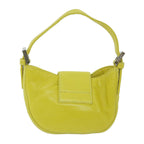 FENDI Mini Croissant Hand Bag Leather Yellowyk10174A
