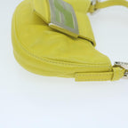 FENDI Mini Croissant Hand Bag Leather Yellowyk10174A