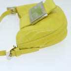 FENDI Mini Croissant Hand Bag Leather Yellowyk10174A