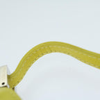 FENDI Mini Croissant Hand Bag Leather Yellowyk10174A