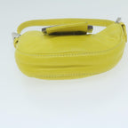 FENDI Mini Croissant Hand Bag Leather Yellowyk10174A