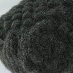 FENDI Mamma Baguette Shoulder Bag Wool Grayyk10246