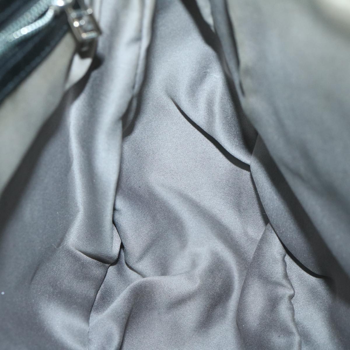 FENDI Mamma Baguette Shoulder Bag Wool Grayyk10246