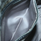 FENDI Mamma Baguette Shoulder Bag Wool Grayyk10246